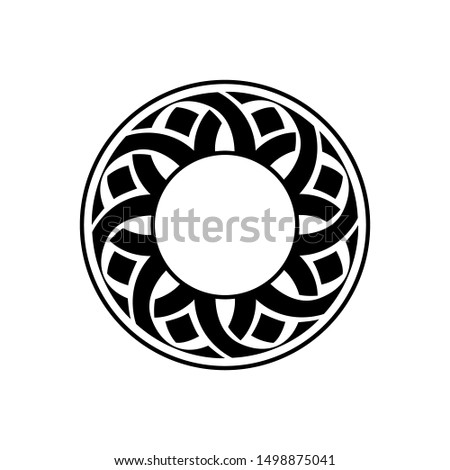 Mandala illustration round ornament pattern vector