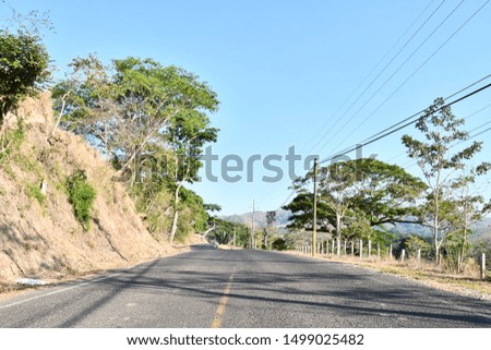 road in mountains, photo as a background, digital image