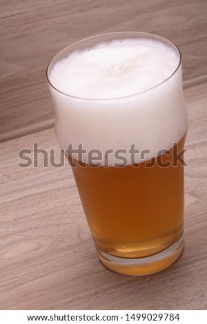 blond beer style beer isolated