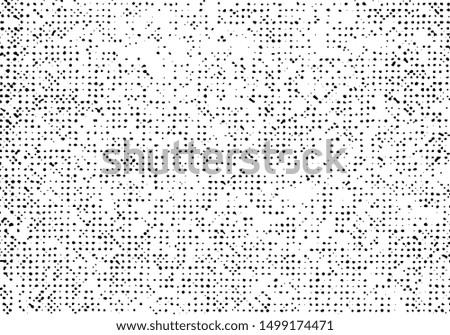 Pattern grunge background, Old distress texture overlay vector, Print monochrome halftone rough, Black abstract dirty illustration