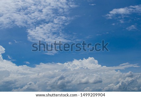 Blue Sky And Cloud  Background