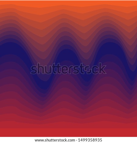 Background of curved lines in the form of waves. Wavy background.