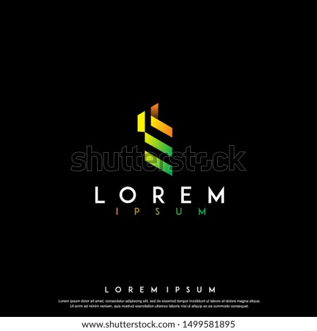 abstract logo design vector template illustration. geometric , modern icon. suitable for any company