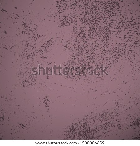 Empty Design Template. Distress Dirty Violet Texture. Grunge Color Lilac Background. EPS10 vector