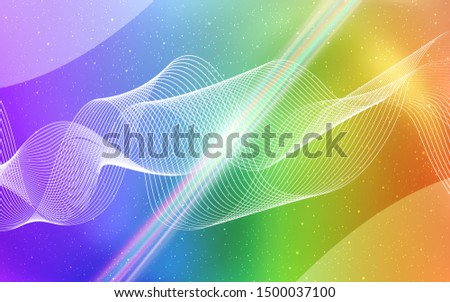 Light Multicolor vector blurred bright pattern. Colorful illustration in abstract style with gradient. New style design for your brand book.