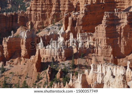 Beautiful views of the Bryce Canyon