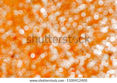 abstract soft blurred orange gold bokeh background from nature
