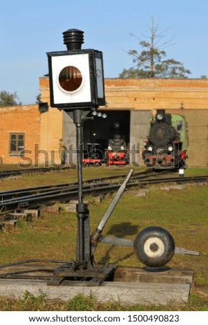 photo of old railroads and trains