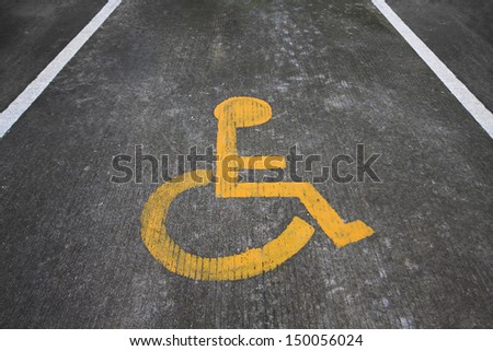 Wheelchair way,Wheelchair sign