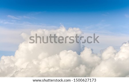 blue sky background with clouds