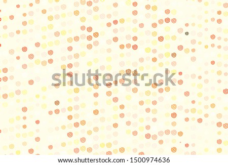 Light Orange vector background with wry lines. Shining colorful illustration in simple style. New composition for your brand book.