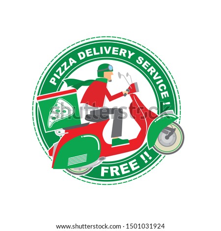 Logo, symbol template design for fast food delivery service