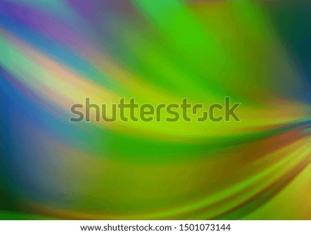 Light Blue, Green vector bokeh and colorful pattern. A completely new color illustration in a bokeh style. Brand new style for your business design.