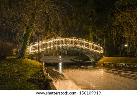 Christmas bridge in Reichenau III.