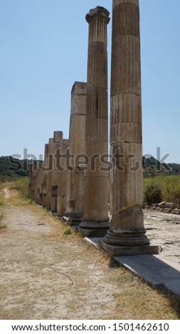 Magnesia ancient city from Turkey