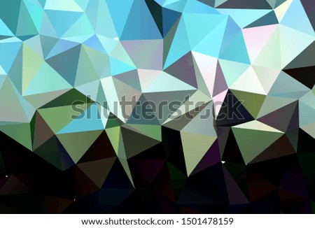 Light Blue, Yellow vector low poly cover. Modern geometrical abstract illustration with gradient. Brand new design for your business.