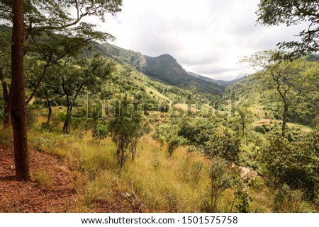 a colourful landscape in malawi