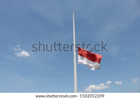 wave the flag at half mast. Celebrated to commemorate the national day of mourning.