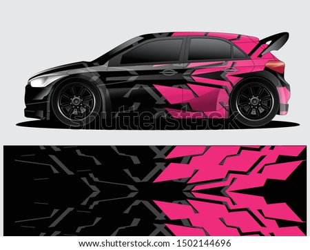 car wrap designs  for company with abstract grunge background for vehicle branding