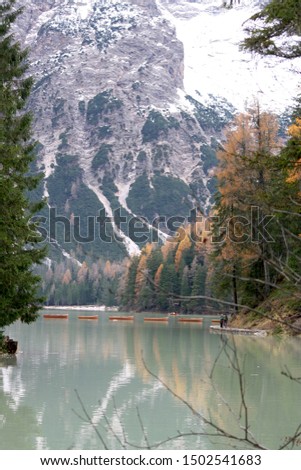 Incredibly beautiful picture from Braies lake