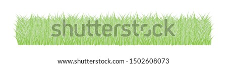 A pleasant green patch of grass isolated from background