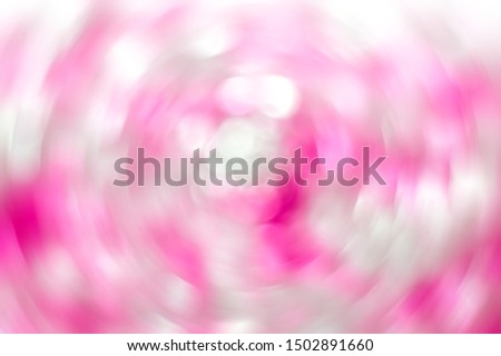 Abstract circle pink,white bokeh background design.
