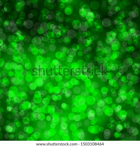 Light Green vector background with circles. Colorful illustration with gradient dots in nature style. New template for your brand book.