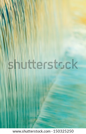 Abstract waterfall background. You can see the footage too!