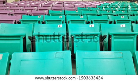 Hockey arena seating in Toronto, Canada