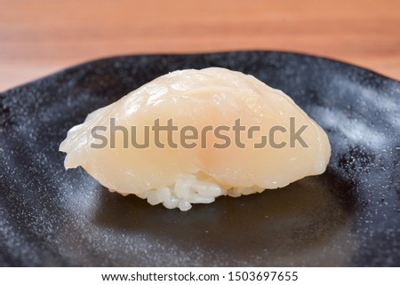 Scallop sushi - japanese food style