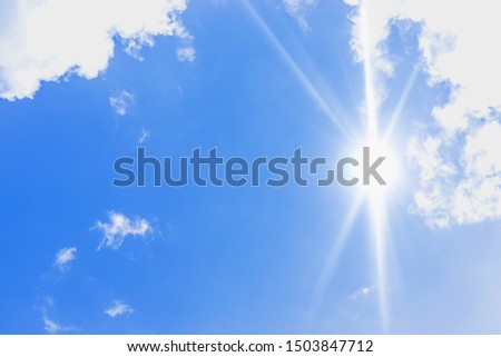 - Clear sky and natural sunlight