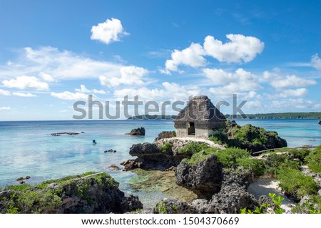New Caledonia Loyalty Islands Male Island Low Coast Royalty-Free Stock Photo #1504370669