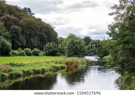 Bandon River West Cork Ireland near innishannon Royalty-Free Stock Photo #1504517696