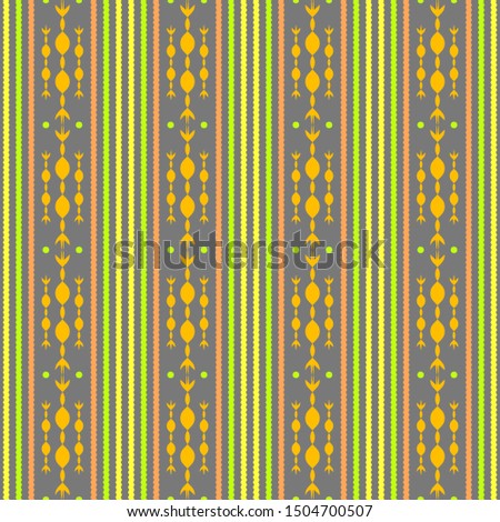 Pattern Abstract Lines Ethnic Cultural Wave Colors
