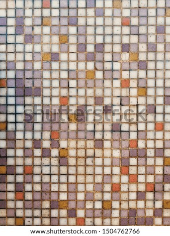 Small colorful square tiles pattern
