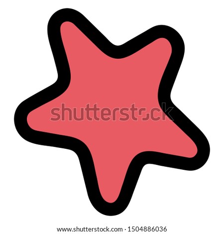 Star illustration vector clipart. Images for stickers or website. Icon. Badge. - Vector. Vector illustration