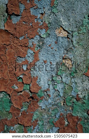 old colorful wall with texture