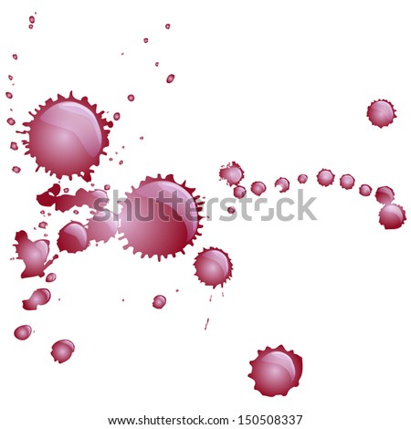 burgundy splash splatter vector drop  spatter ink stain art blob  paint wine