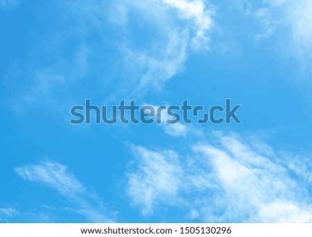 blue sky with cloud background beautiful