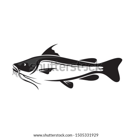 catfish vector art logo design inspiration