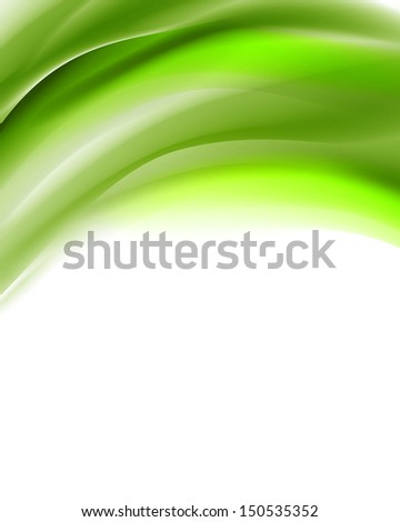 Vector Illustration of an Abstract Wave Background