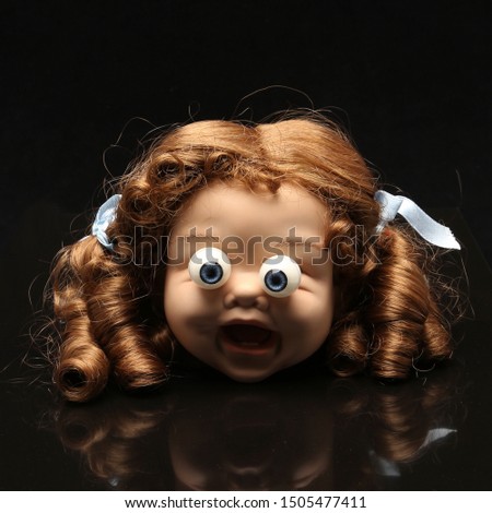 Doll for halloween, funny picture