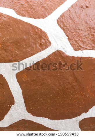 the image of the giraffe skin texture is mortar