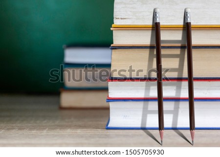 Stairs with pencil for effort and challenge in business to be achievement and successful concept.find opportunity and career part.

 Royalty-Free Stock Photo #1505705930