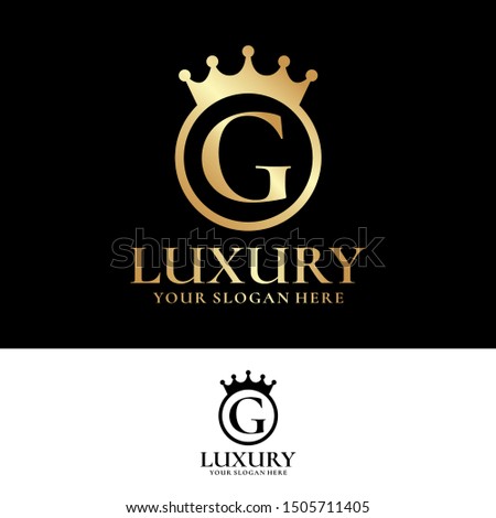 G Luxury Logo Design Template Inspiration, Vector, Illustration.
