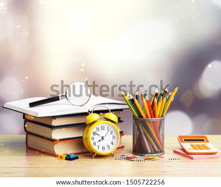 Day international school teachers blackboard books brazil Royalty-Free Stock Photo #1505722256