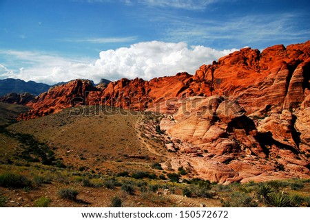 Views from Red Rock Canyon, Nevada / Red Rock Royalty-Free Stock Photo #150572672