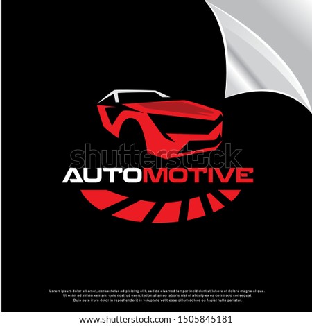 automotive car logo. geometric style design. vector icon illustration