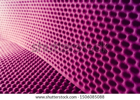 acoustic foam abstract purple background