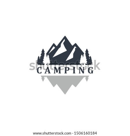 Mountain Camping Logo Premium Design
